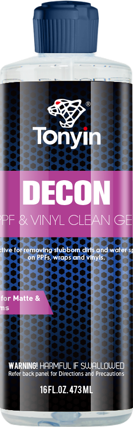 TONYIN DECON (PPF & VINYL CLEAN GEL) 473ML by Racing Pro NZ Ltd