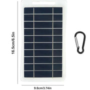 Solar Panel For Charging Devices - 2W/5V USB Output by 9eight5