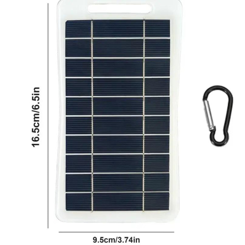 Solar Panel For Charging Devices - 2W/5V USB Output by 9eight5