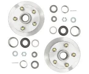 1500kg Disc Braked Hub Set - SS Disc - 5x120x7/16" - Pair