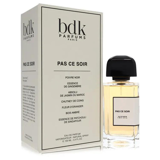 Brands HD Eau De Parfum Spray (Unisex) Bdk Pas Ce Soir Eau De Parfum Spray (Unisex) by Bdk Parfums 100 ml Bdk Pas Ce Soir Eau De Parfum Spray (Unisex) by Bdk Parfums 100 ml