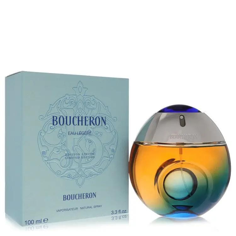 Boucheron Eau Legere Eau De Toilette Spray (Blue Bottle, Bergamote, Genet, Narcisse, Musc) by Boucheron 100 ml by Brands HD