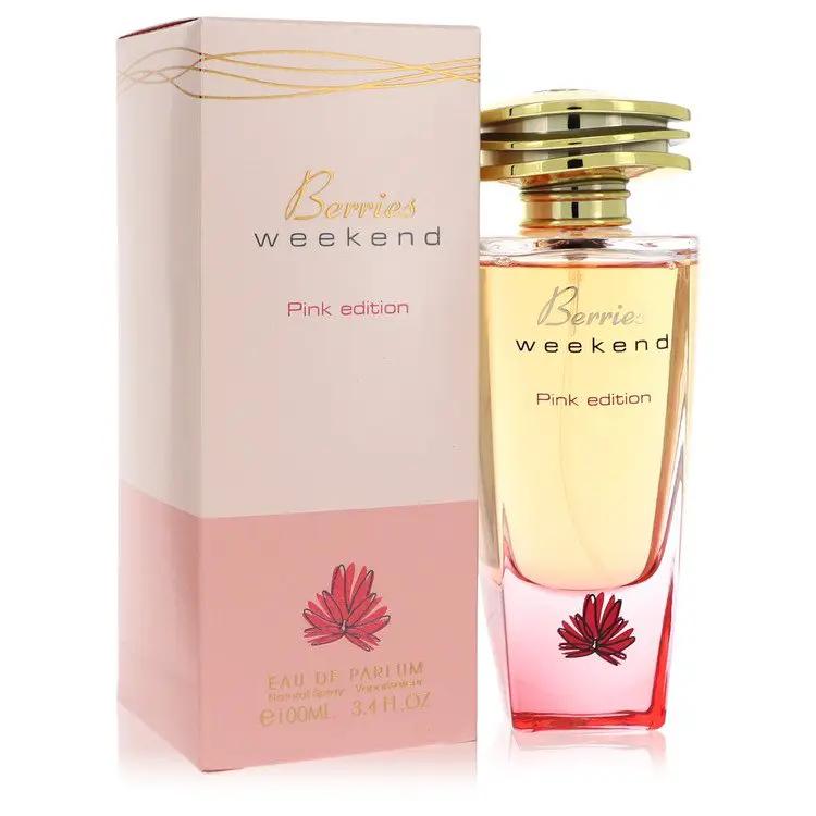 Brands HD Eau De Parfum Spray Berries Weekend Pink Eau De Parfum Spray by Fragrance World 100 ml Berries Weekend Pink Eau De Parfum Spray by Fragrance World 100 ml