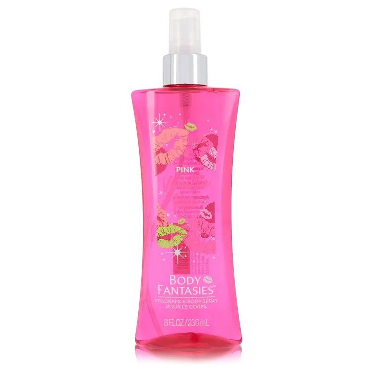 Body Fantasies Signature Pink Vanilla Kiss Fantasy Body Spray by Parfums De Coeur 240 ml by Brands HD