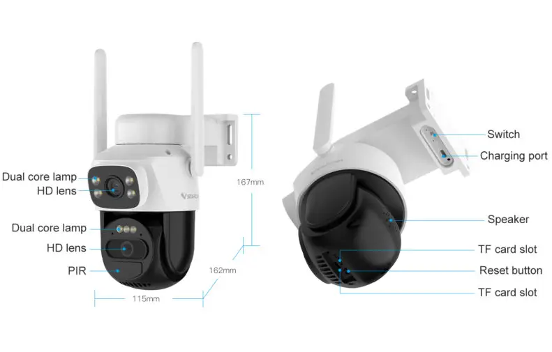 Solar 4G Security Camera Outdoor by salelink.co.nz