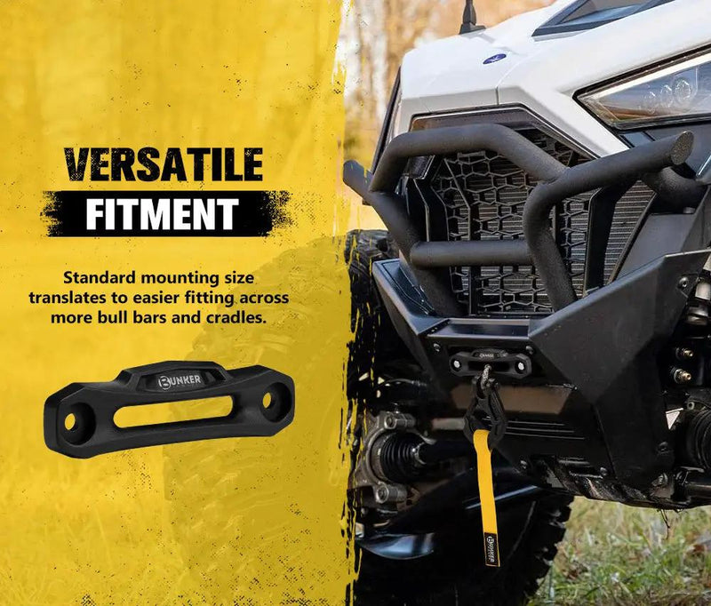 Bunker Indust 6000LBS/2722KGS Electric Winch 12V Synthetic Rope Wireless UTV ATV by Kiwi Offroad
