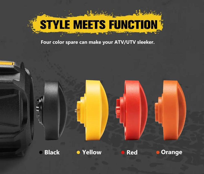 Bunker Indust 6000LBS/2722KGS Electric Winch 12V Synthetic Rope Wireless UTV ATV by Kiwi Offroad
