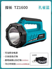 High-Power Rechargeable Spotlight Flashlight - 750m Range Emergency Rescue Torch by Mead's Supply & Equipment Outfitters limited