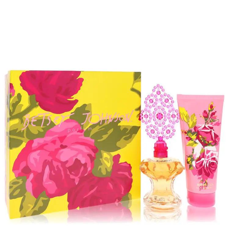 Betsey Johnson Gift Set - 3.4 oz Eau De Parfum Spray + 6.7 oz Body Lotion by Betsey Johnson -- by Brands HD
