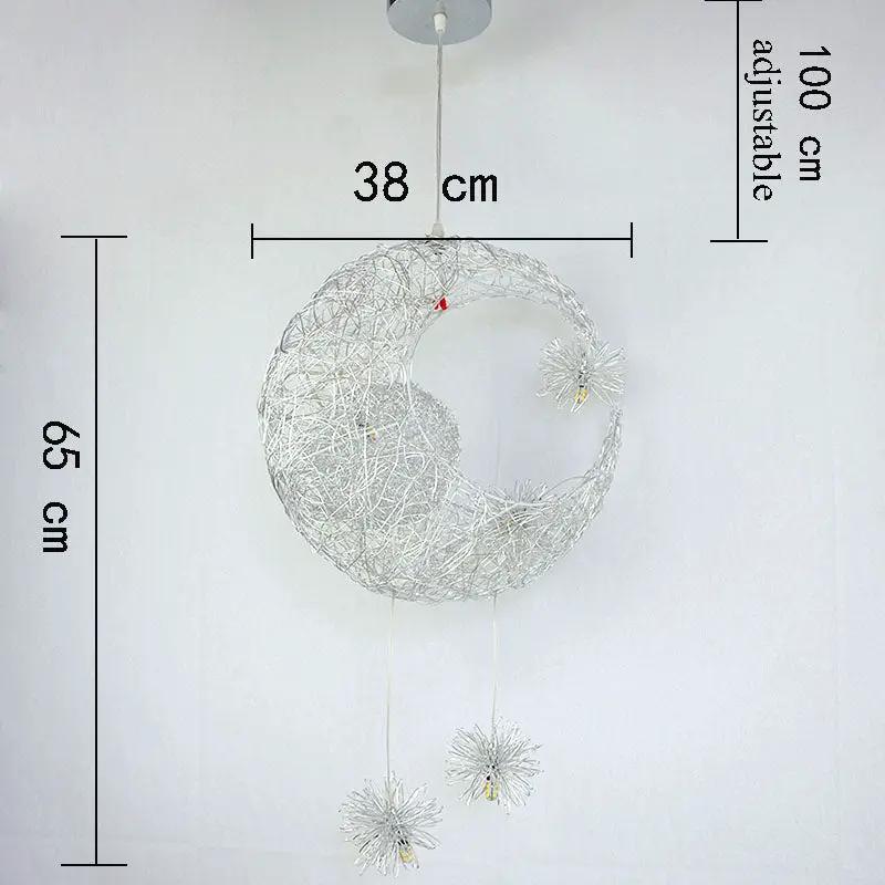 Moon Star Pendant Lamp Ceiling Light Children Kids Bedroom by salelink.co.nz