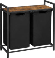 VASAGLE Laundry Basket Rack with Shelf by The Shopsite