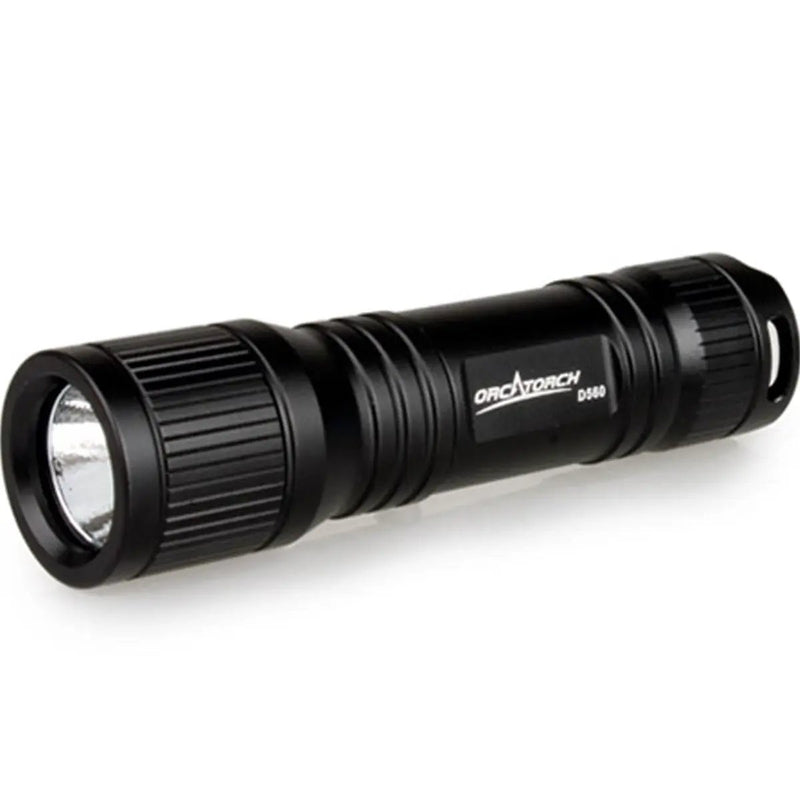 OrcaTorch D560 – 630 Lumen Dive Torch – BLACK by NZ Diver