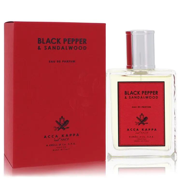 Black Pepper & Sandalwood Eau De Parfum Spray by Acca Kappa 100 ml by Brands HD