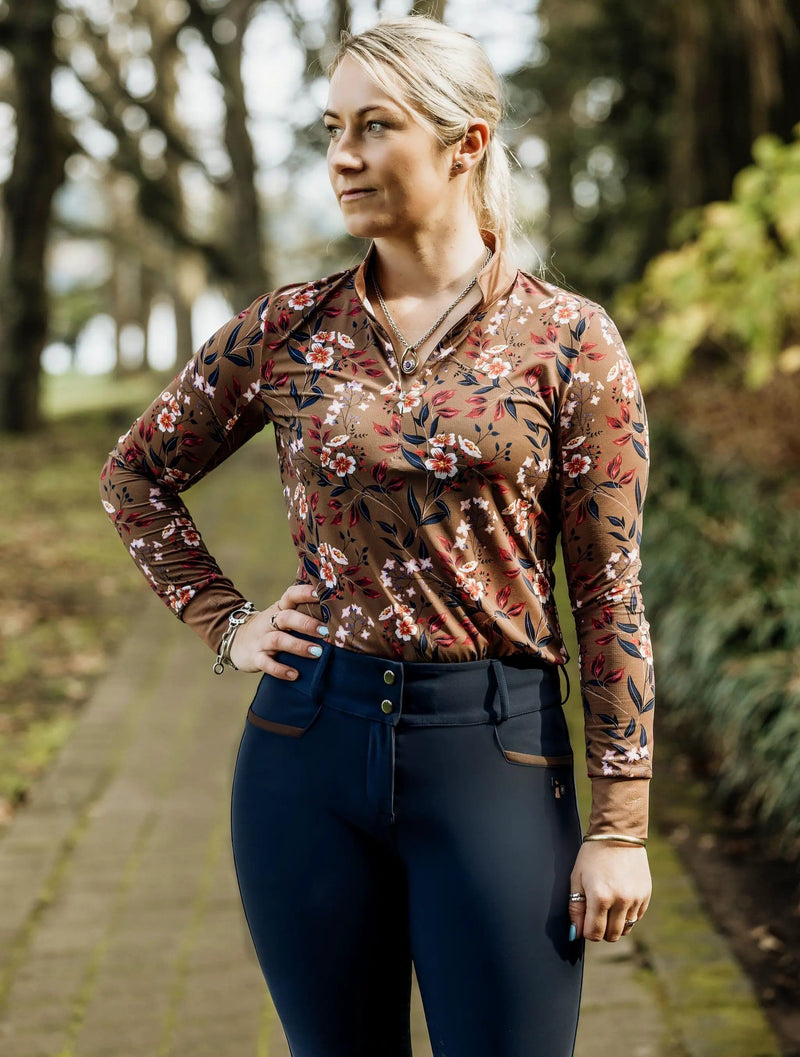 Walnut Full Floral Base Layer by The Brave Pants Company