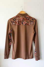 Walnut 1/4 Floral Base Layer by The Brave Pants Company