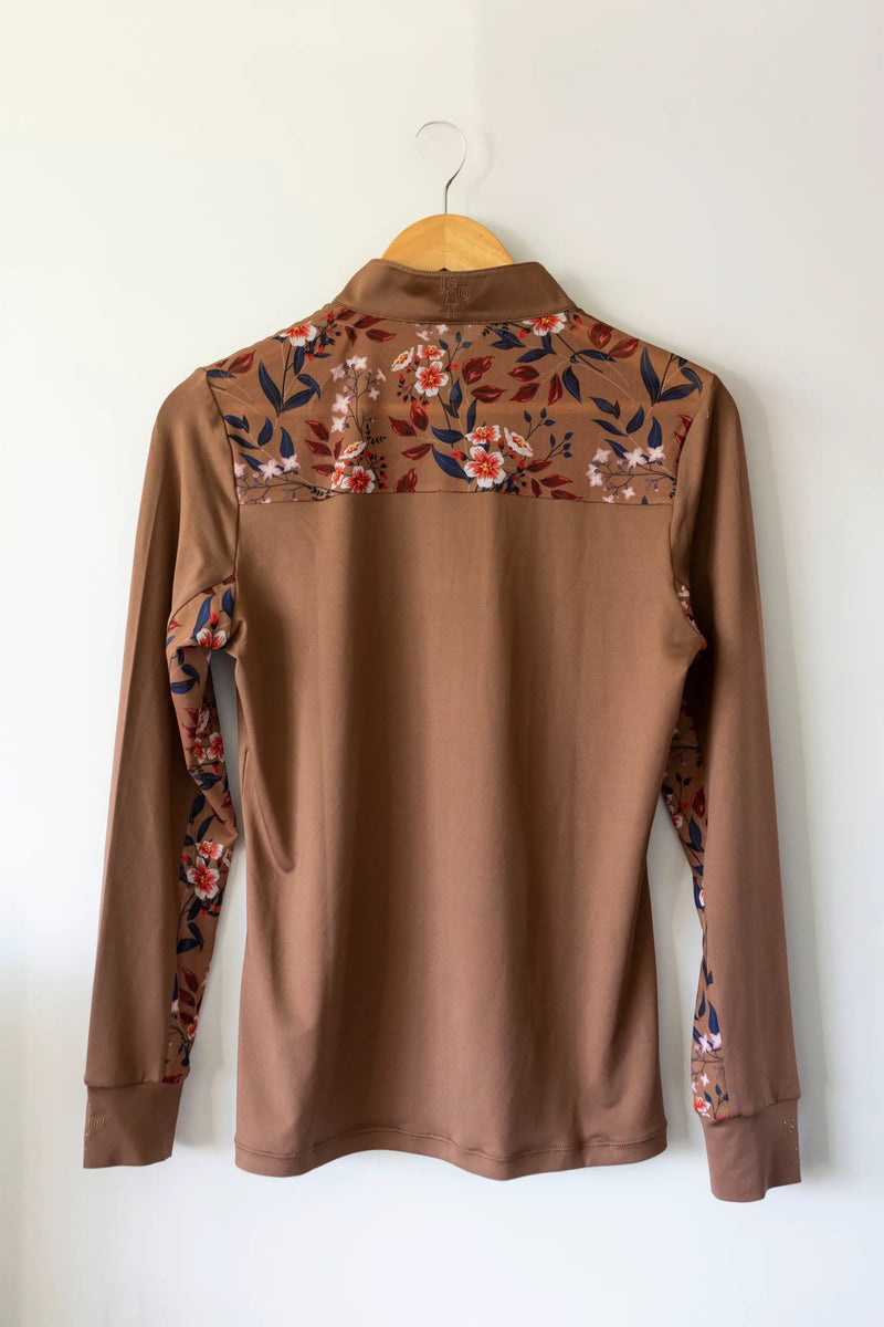 Walnut 1/4 Floral Base Layer by The Brave Pants Company