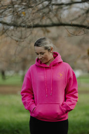 Raspberry Affiliation Hoodie by The Brave Pants Company