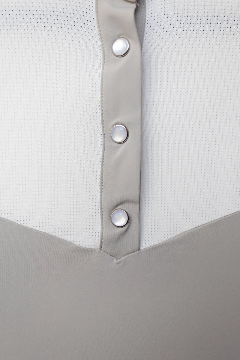 Pastel Grey Short Sleeve Shirt by The Brave Pants Company