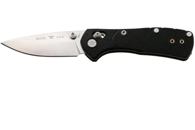 Buck 790 Mini Range Pro Black Pocket Knife With Forever Warranty by Buck Knives