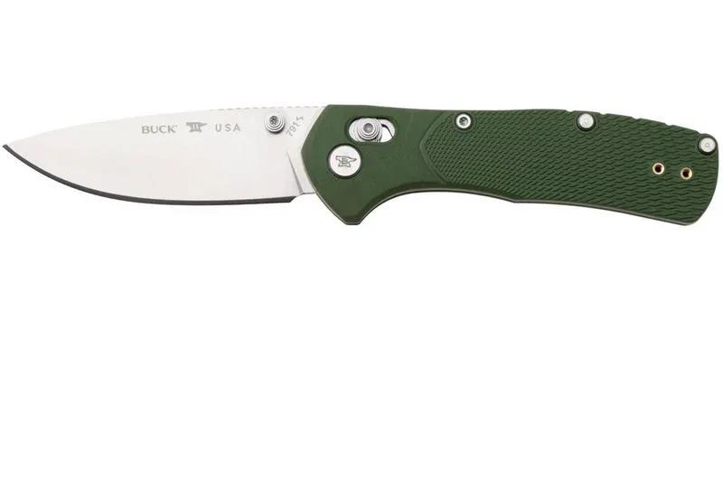Buck Knives 791 Range Pro Green Crossbar Lock USA Made Forever Warranty by Buck Knives
