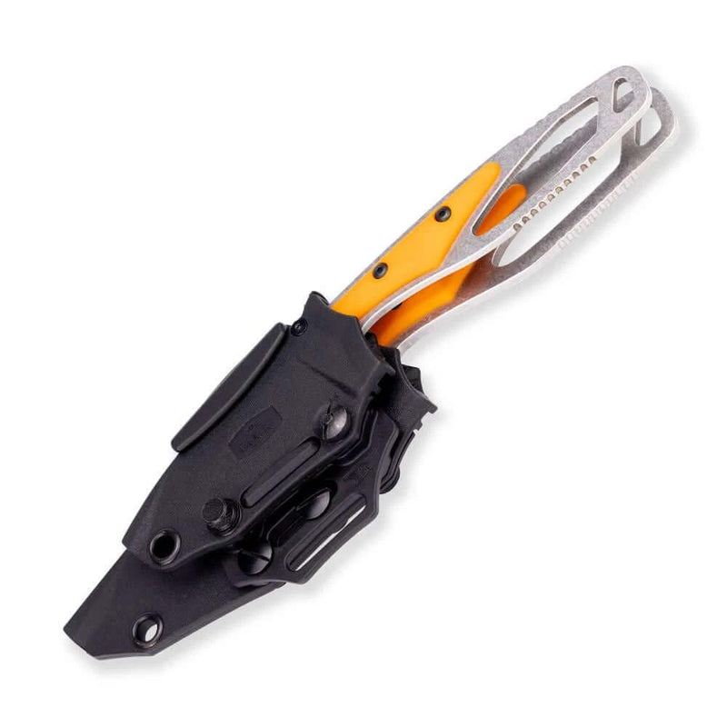 Buck Paklite Field Kit 631 Field and 635 Cape in orange design, compact multi-tool for outdoor use.