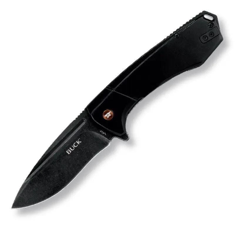 Buck Knives Outdoors Knives Buck 713 Ruckus Black Buck Knives 713 Ruckus Black Folding Knife