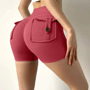 Women's High Waist Stretch Yoga Shorts - Quick-Dry Athletic Shorts | Gym & Fitness by Mead's Supply & Equipment Outfitters limited