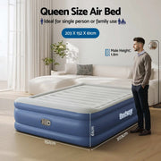 SportZone.co.nz Home & Garden > Inflatable Mattress Bestway Queen Air Mattress with Built-in Pump Tritech Inflatable Bed 61cm Bestway Queen Air Mattress with Built-in Pump Tritech Inflatable Bed 61cm