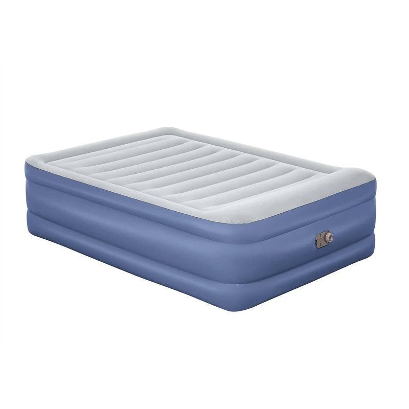 SportZone.co.nz Home & Garden > Inflatable Mattress Bestway Queen Air Mattress with Built-in Pump Tritech Inflatable Bed 61cm Bestway Queen Air Mattress with Built-in Pump Tritech Inflatable Bed 61cm