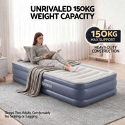 SportZone.co.nz Home & Garden > Inflatable Mattress Bestway Single Air Mattress with Built-in Pump Tritech Inflatable Bed 51cm Bestway Single Air Mattress with Built-in Pump Tritech Inflatable Bed 51cm