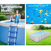 SportZone.co.nz Home & Garden > Pool & Accessories > Pool Covers & Accessories Bestway Pool Cover Fits 4.12x2.01m Above Ground Swimming Pool PVC Blanket Bestway Pool Cover Fits 4.12x2.01m Above Ground Swimming Pool PVC Blanket