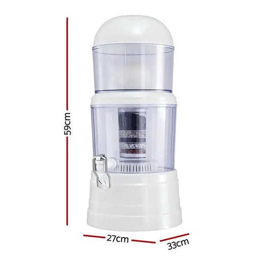 SportZone.co.nz Tools > Industrial Tools > Water Filtration Accessories Devanti Benchtop Water Filter 14L Gravity Multi-Stage BPA-Free Home Camping Devanti Benchtop Water Filter 14L Gravity Multi-Stage BPA-Free Home Camping