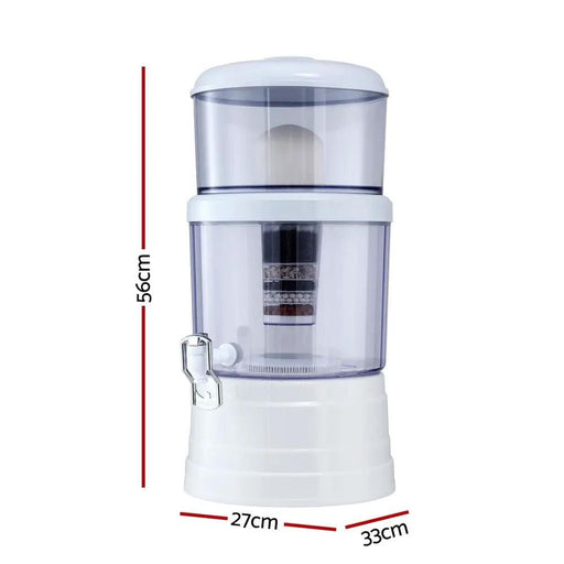 SportZone.co.nz Tools > Industrial Tools > Water Filtration Accessories Devanti Benchtop Water Filter 16L Gravity Multi-Stage BPA-Free Home Camping Devanti Benchtop Water Filter 16L Gravity Multi-Stage BPA-Free Home Camping