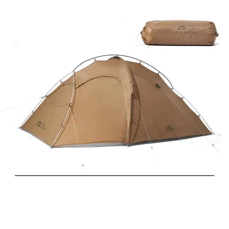 Portable Outdoor Camping Tent with Vestibule - 1-3 Person Double Layer Waterproof Tent | Aluminum Frame by Mead's Supply & Equipment Outfitters limited