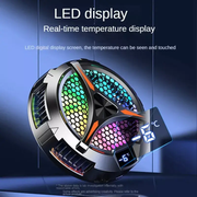 Tablet Radiator Tablet Cooler RGB Lighting 10cm Magnetic by salelink.co.nz