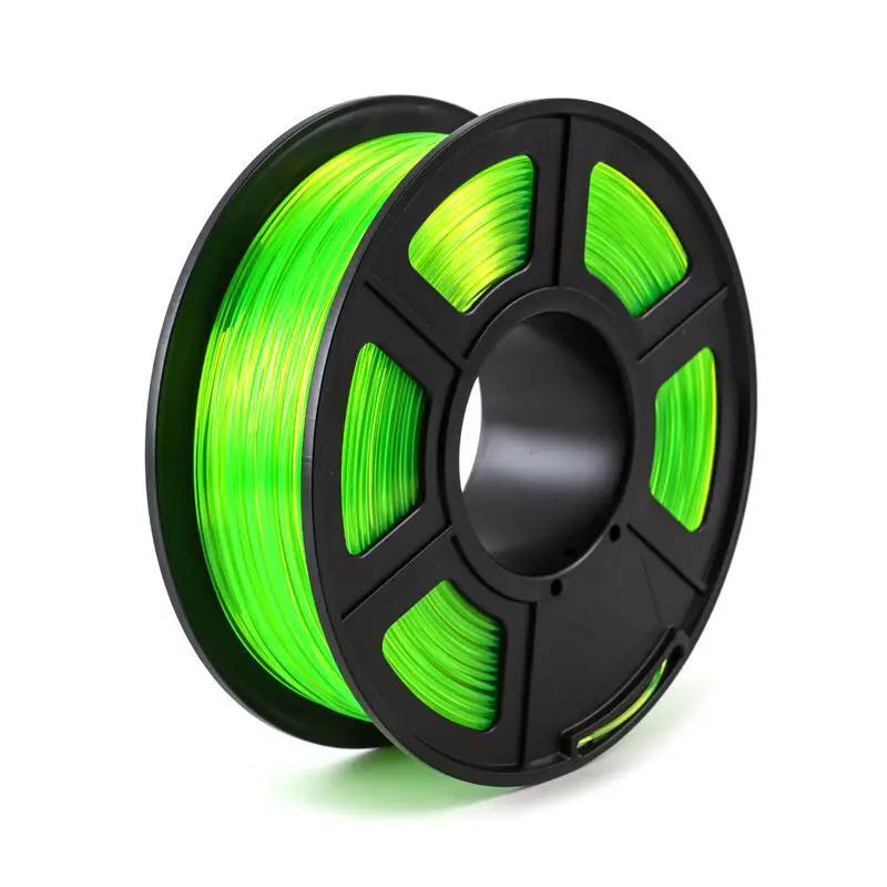 1KG PETG 1.75mm 3D Printer Printing Filament - Transparent Green by salelink.co.nz