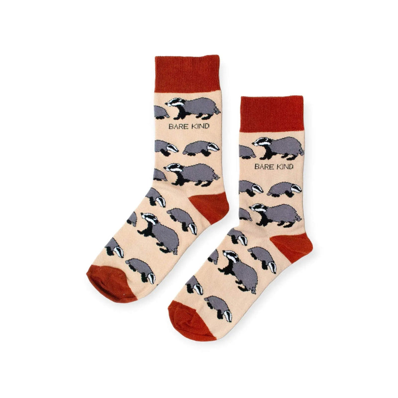 Save the Badgers Bamboo Socks by Barekind NZ