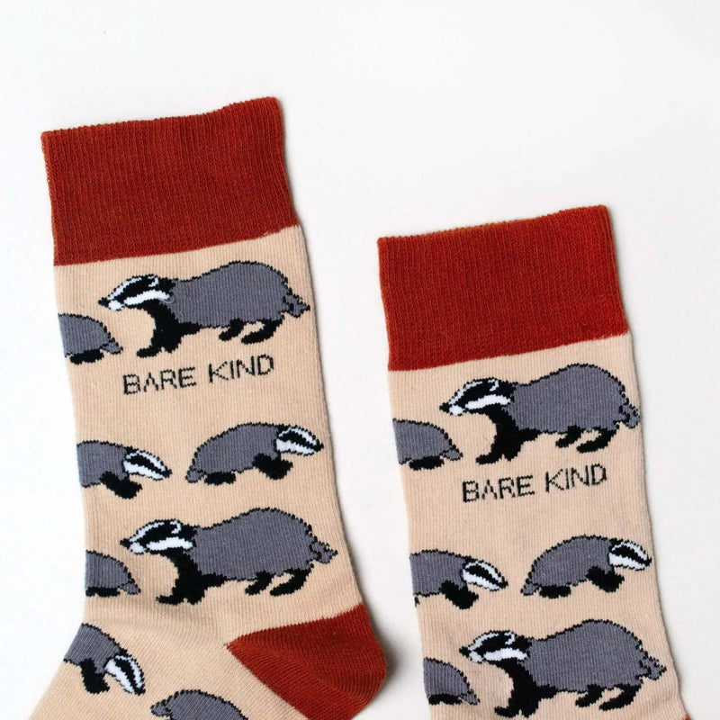 Save the Badgers Bamboo Socks by Barekind NZ
