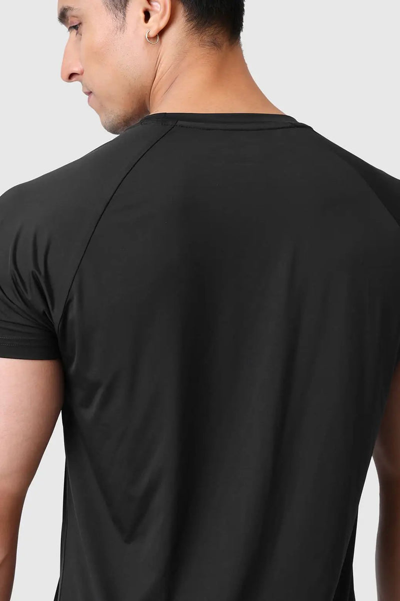 Bare Nylon T-shirt Black by Fuaark Nz