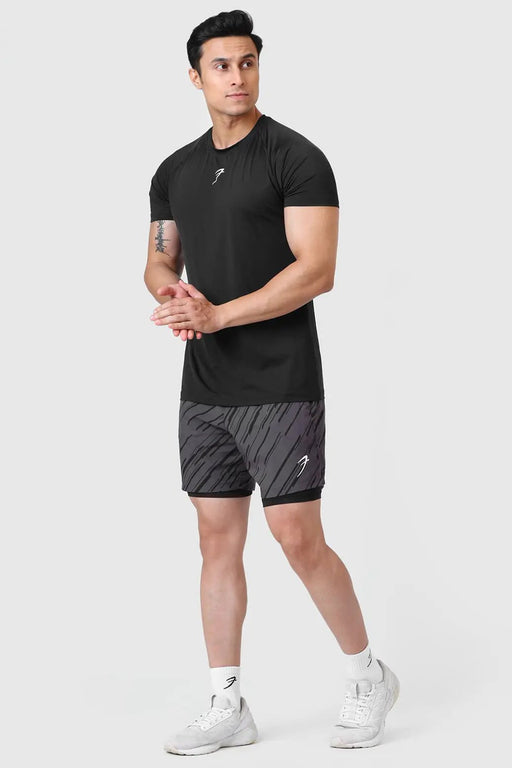 Bare Nylon T-shirt Black by Fuaark Nz