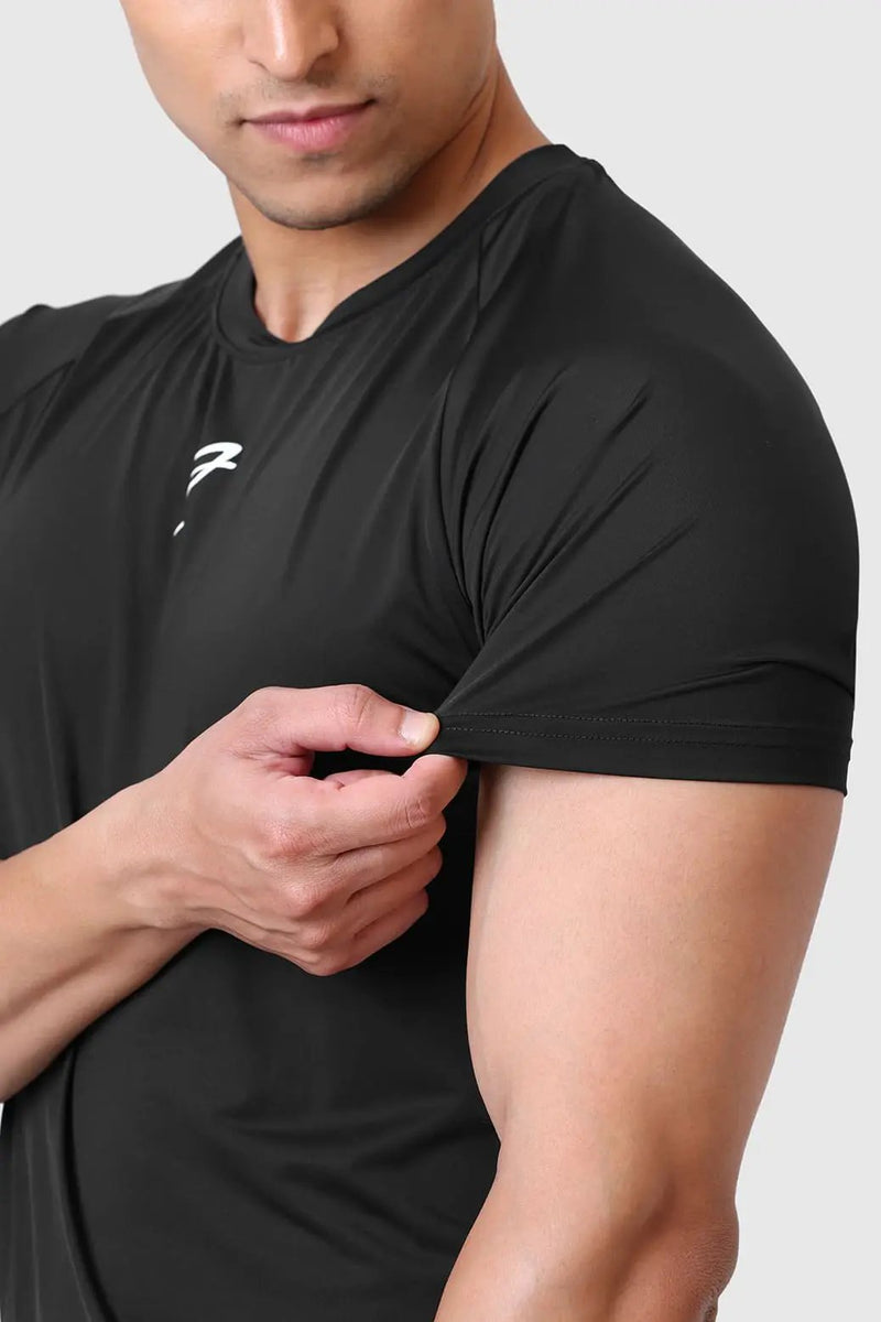 Bare Nylon T-shirt Black by Fuaark Nz