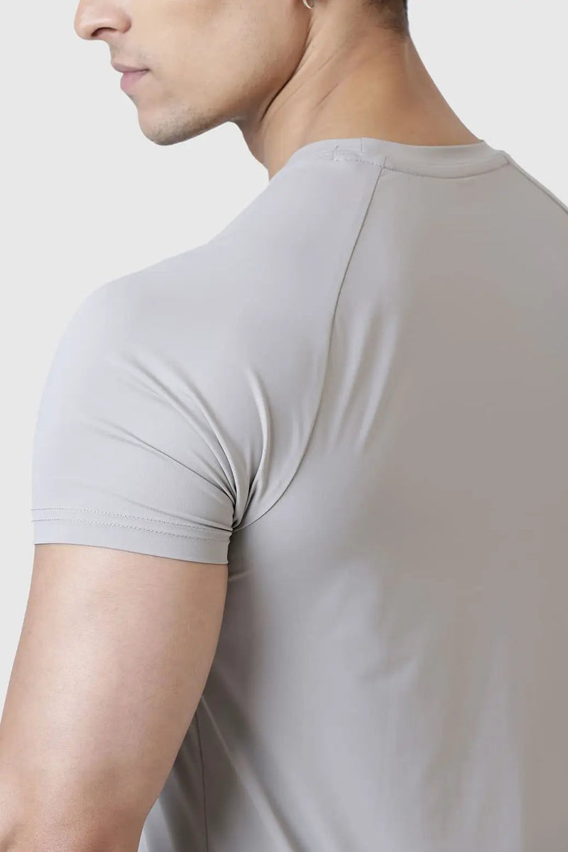 Bare Nylon T-shirt Light Grey by Fuaark Nz