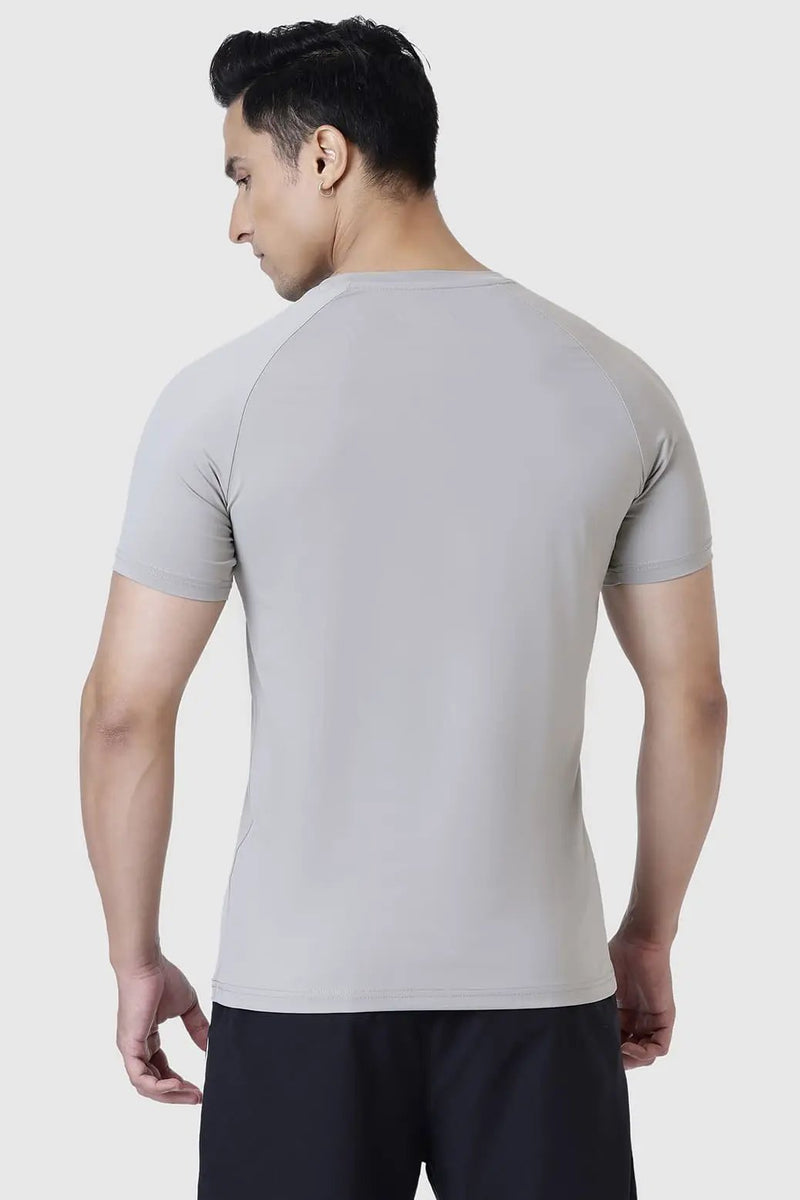 Bare Nylon T-shirt Light Grey by Fuaark Nz