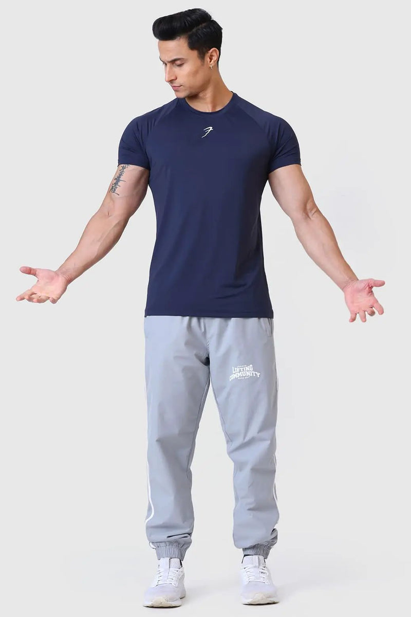 Bare Nylon T-shirt Navy by Fuaark Nz