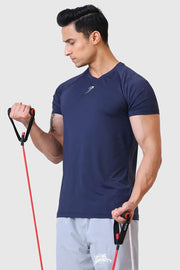 Bare Nylon T-shirt Navy by Fuaark Nz