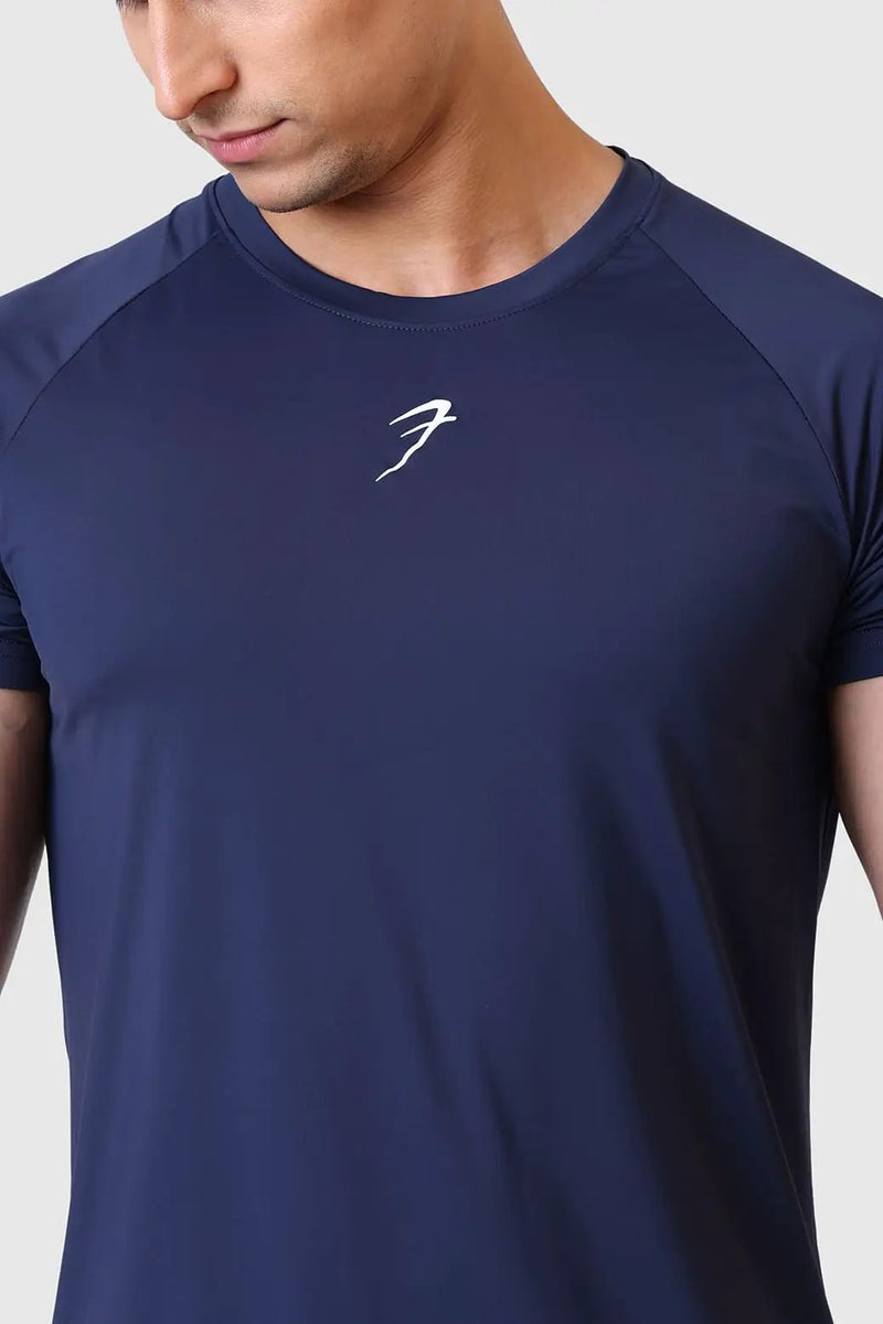 Bare Nylon T-shirt Navy by Fuaark Nz