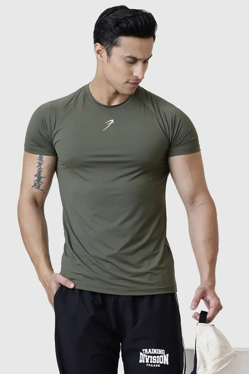 Bare Nylon T-shirt Olive by Fuaark Nz