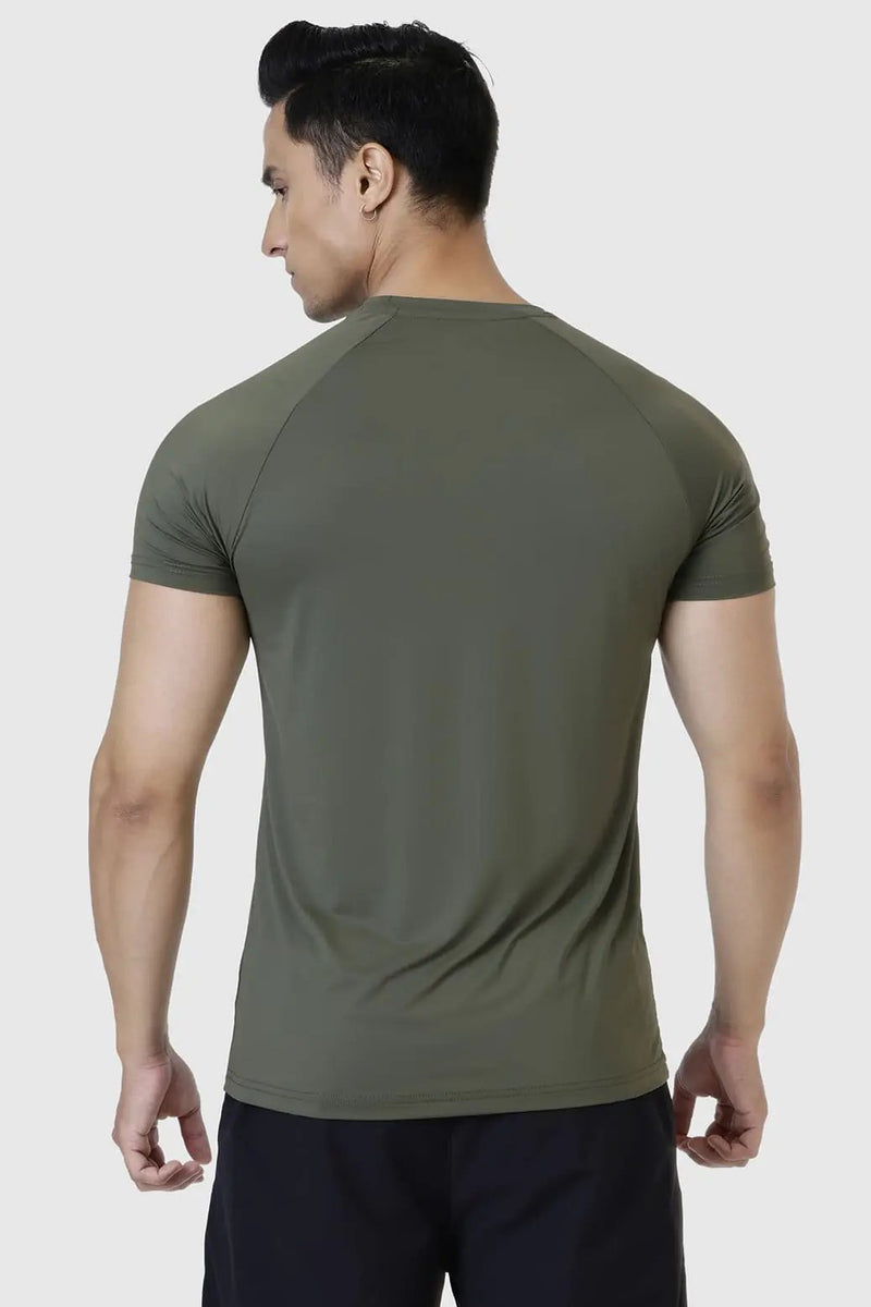 Bare Nylon T-shirt Olive by Fuaark Nz