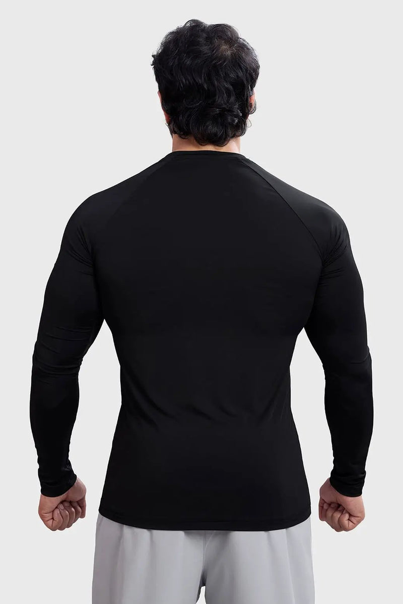 Bare Nylon Fullsleeves T-shirt Black by Fuaark Nz