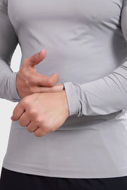 Bare Nylon Fullsleeves T-shirt Light Grey by Fuaark Nz